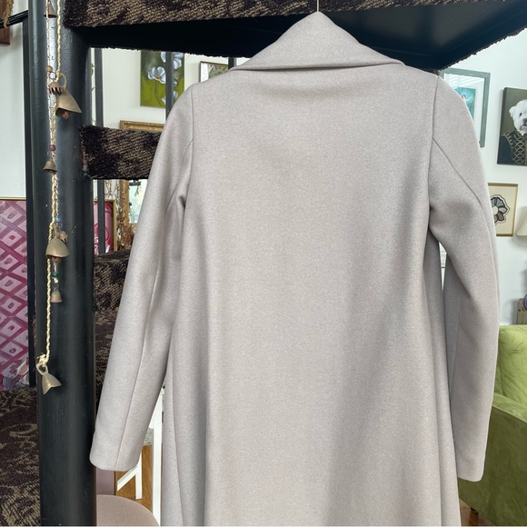 ALL SAINTS CITY MONUMENT COAT in SMOKE PINK - Picture 7 of 7